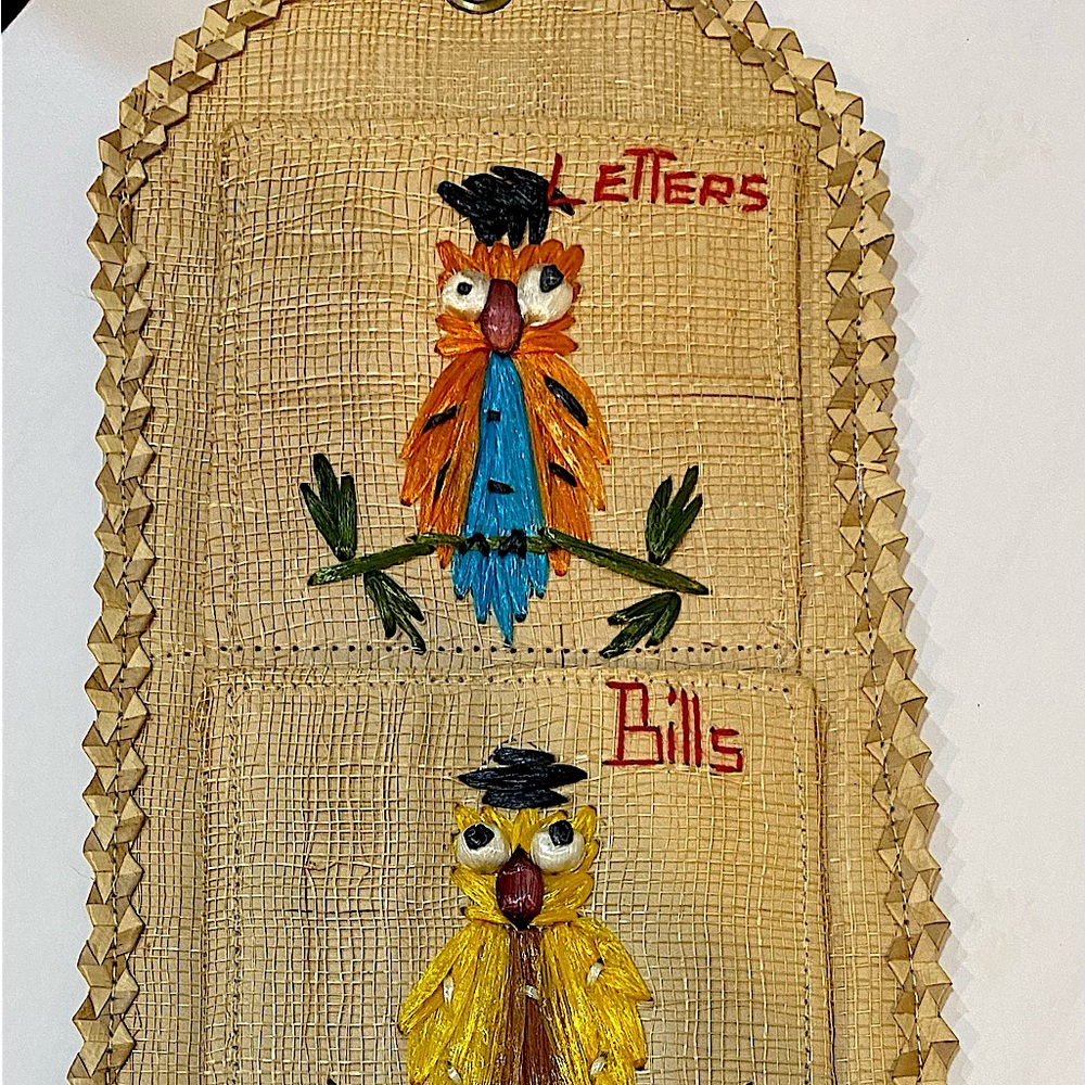 Vintage Owl Letter Organizer